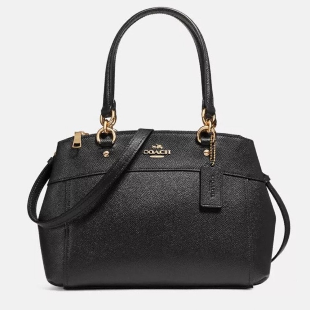 Coach Brooke Black Leather Crossbody Bag Purse